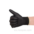 Guantes de mano de palma de palma de PU hespax eléctrica